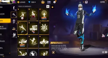 CONTA FREE FIRE NÍVEL 76 | EVOLUTIVAS | ANGELICAIS |