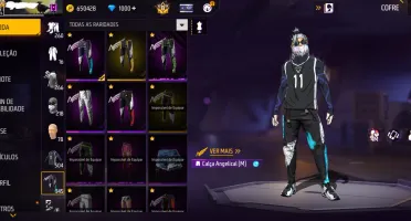 CONTA FREE FIRE NÍVEL 76 | EVOLUTIVAS | ANGELICAIS |