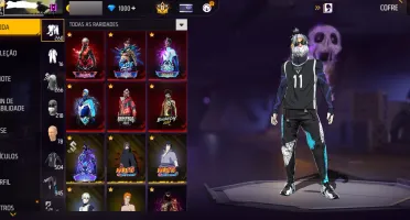 CONTA FREE FIRE NÍVEL 76 | EVOLUTIVAS | ANGELICAIS |