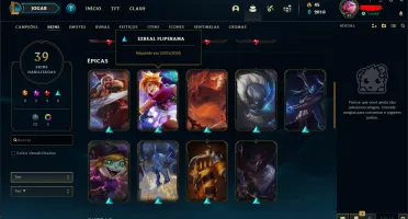 CONTA DE LOL E VALORANT - DIAMANTE 1 NOS DOIS JOGOS