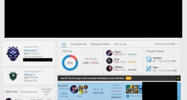 CONTA DE LOL E VALORANT - DIAMANTE 1 NOS DOIS JOGOS