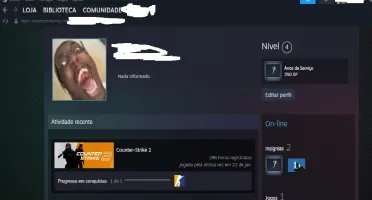 Conta Steam CS2 com Prime - Counter Strike