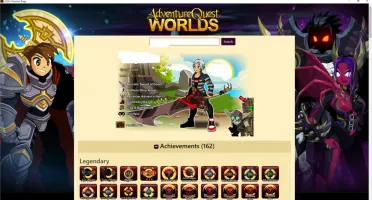 CONTA DE AQW LV 100 MOGLOMANCER GREAT THIEF E +