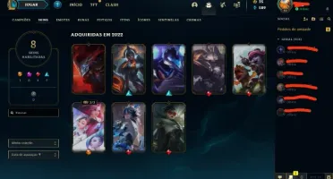 CONTA PLATINA LOL