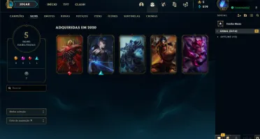 Conta lvl 47 platina 2