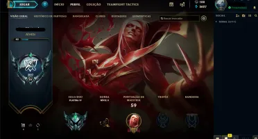 Conta League of Legends Plat 4