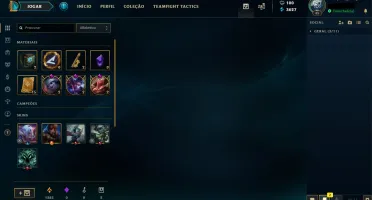 Conta League of Legends Plat 4