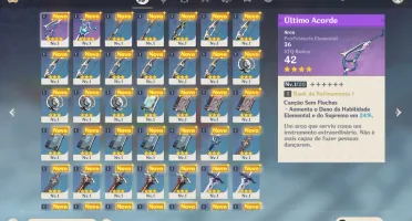GENSHIN IMPACT - NA - Diluc (+Extras na descrição ) AR 7