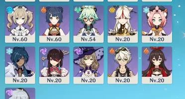 Conta Genshin Impact AR 46 5 Personagens 5*!