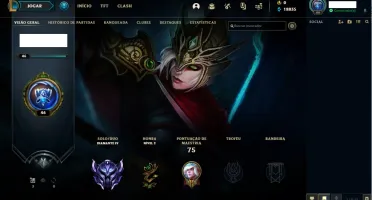 Conta lol Diamante 4 com 116V e 62D, Maravilhosa!