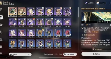 Conta Honkai Star Hail - Jing Yuan Himeko Gepard
