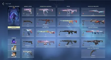 Conta valoran com boas skins mais de 750,00 gasto