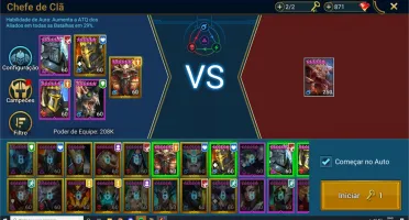 CONTA RAID SHADOW LEGENDS Comp imortal 1 key UNM