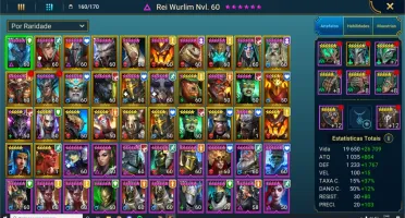 CONTA RAID SHADOW LEGENDS Comp imortal 1 key UNM