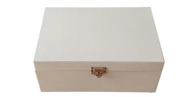 Porta-Joias Grande Branco de 5 Andares