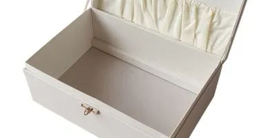 Porta-Joias Grande Branco de 5 Andares