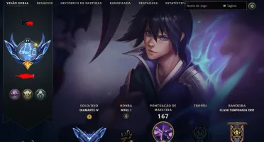 Conta Lol Diamante 4