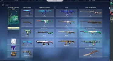 Conta de Valorant com 450$ em skins