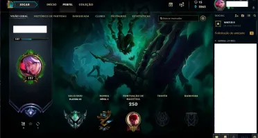 Conta League of Legends Platina