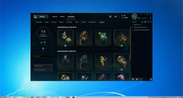CONTA DE LOL+ EMAIL DE CRIAÇÃO - 78 SKINS-FALTANDO SÓ 2CHAMP