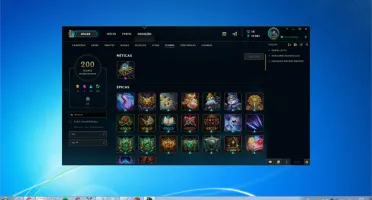 CONTA DE LOL+ EMAIL DE CRIAÇÃO - 78 SKINS-FALTANDO SÓ 2CHAMP