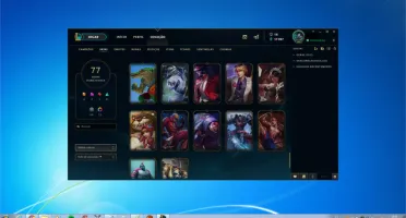 CONTA DE LOL+ EMAIL DE CRIAÇÃO - 78 SKINS-FALTANDO SÓ 2CHAMP