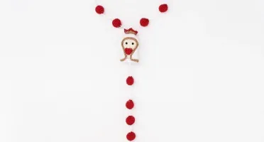 Terço Nossa Senhora de Fátima em Amigurumi