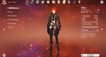 AR52, Dilluc, Venti, KEqing, Qiqi, Mona, Albedo, Conta Top