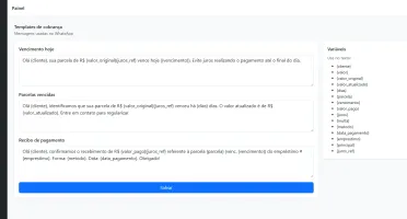 Script Controle de Empréstimos, Parcelas e Juros