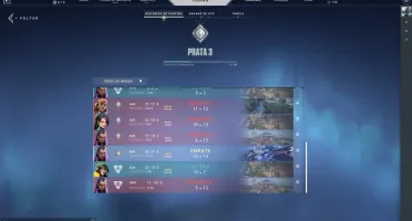 CONTA DE VALORANT (MMR PRATA/OURO)