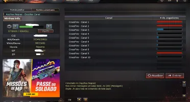 CONTA CROSSFIRE 3 VIP, 1 ESTRELA