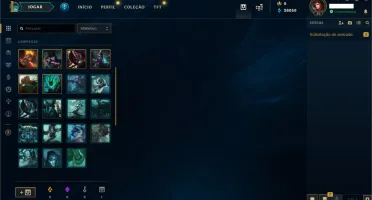 Contas unranked LOL lvl 30
