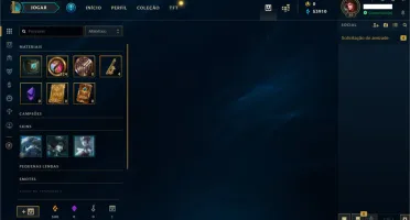 Contas unranked LOL lvl 30