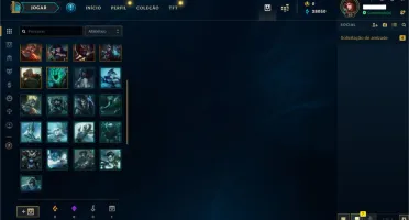 Contas unranked LOL lvl 30