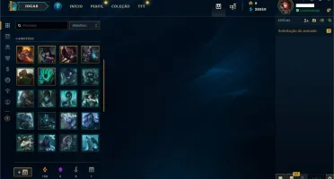 Contas unranked LOL lvl 30