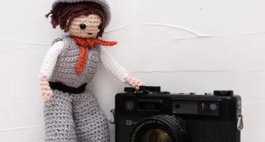 Boneco Gauchinho em Amigurumi