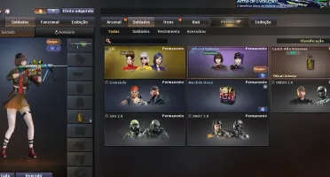 Conta Barrinha de Prata com Hk417 e Awp Nebula Permanente.