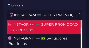 Painel de seguidores