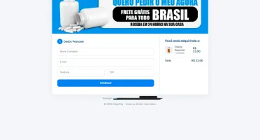 Checkout Próprio - Responsivo - Marketing Digital