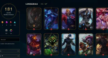 Conta league of legends com 181 SKINS