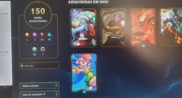 Conta de LoL D4-soloq  /  P3-flex (faltando fazer md10)