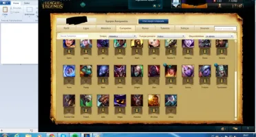 Conta LoL lv 30, 37 campeões, 3 skins, elo Prata!