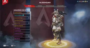 CONTA APEX LEGENDS PC HERANÇA WRAITH 150 LENDARIA