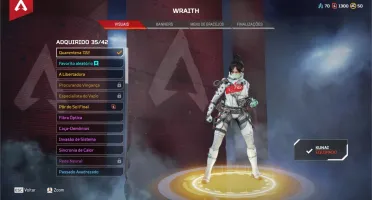 CONTA APEX LEGENDS PC HERANÇA WRAITH 150 LENDARIA