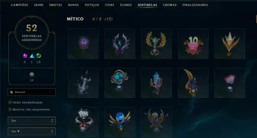 Vendo conta de lol baratinha