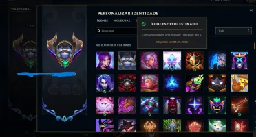 Vendo conta de lol baratinha