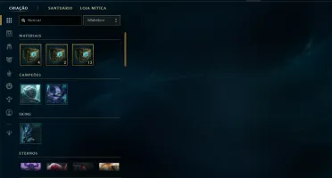 Vendo conta de lol baratinha