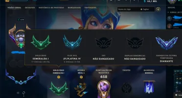 Vendo conta de lol baratinha