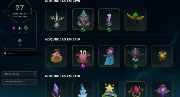 Conta platina 4,736 skins
