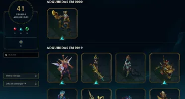 Conta platina 4,736 skins